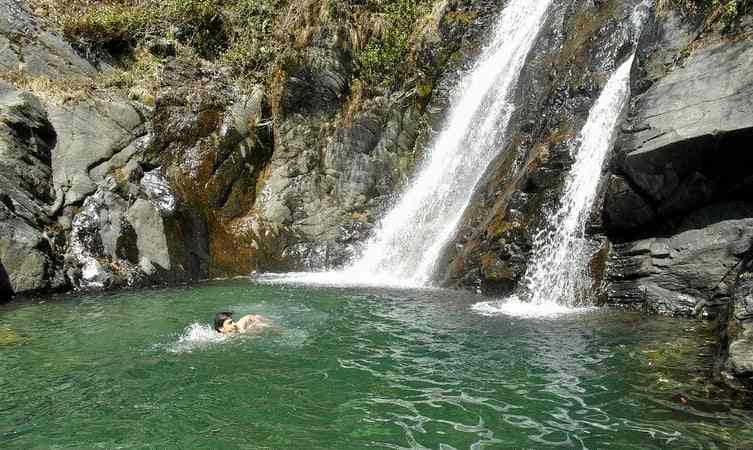 Morning light on Bhagsunag waterfall